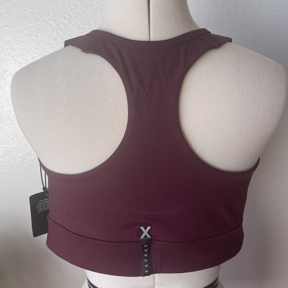 Savage X Fenty lock and lifted half-sip sports bra Size 1X (US 16-18) NWT - Picture 4 of 5